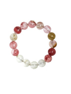 Cherry Quartz Stone Stretch Bracelet B1872-Cherry-Quartz - 12MM