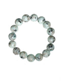 Kiwi Stone Stretch Bracelet B1873-Kiwi - 12MM