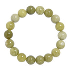 Olive Jade Stone Stretch Bracelet B1874-Olive Jade