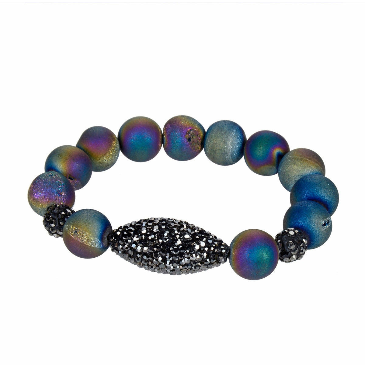 Stone Beads Stretch Bracelet B1938