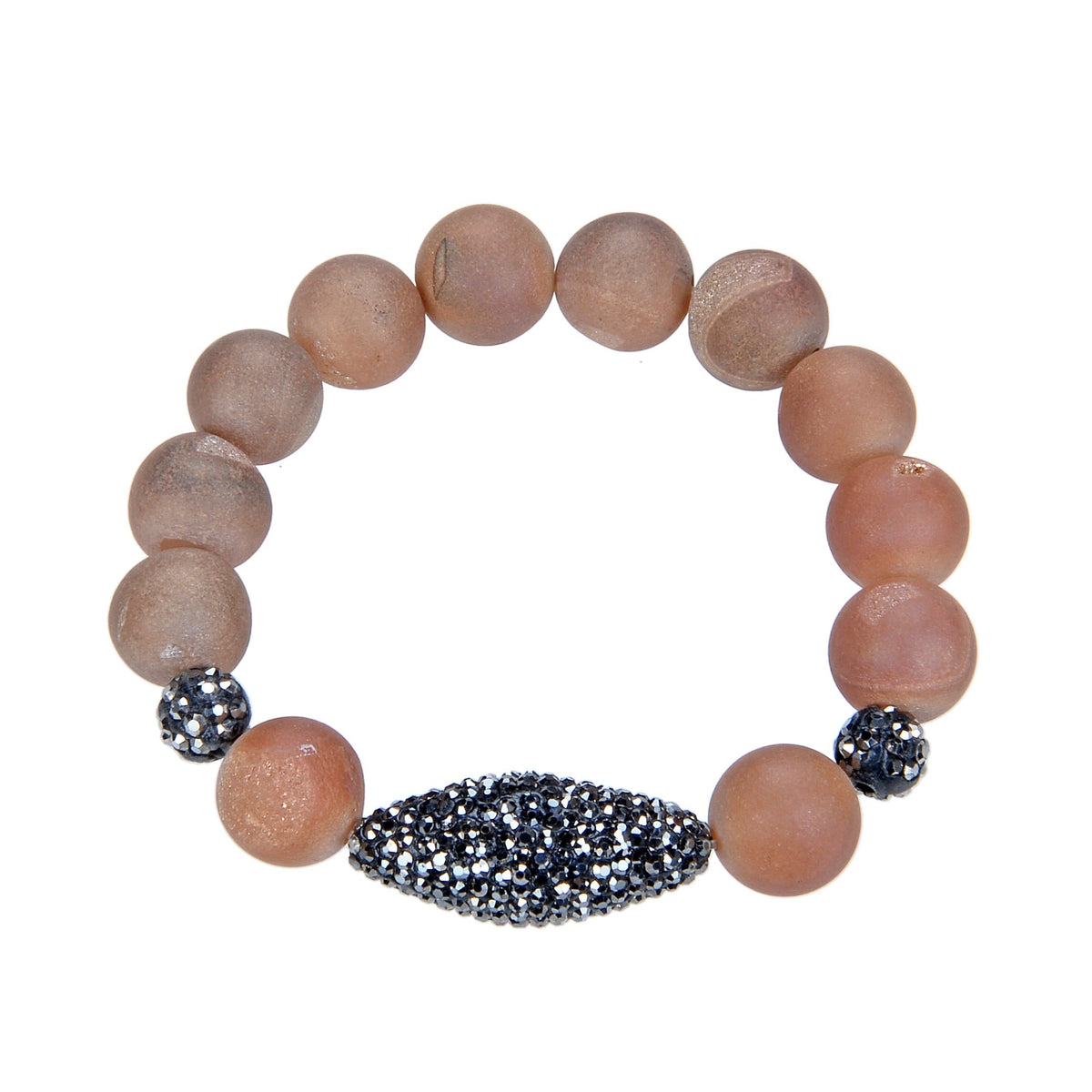Stone Beads Stretch Bracelet B1938