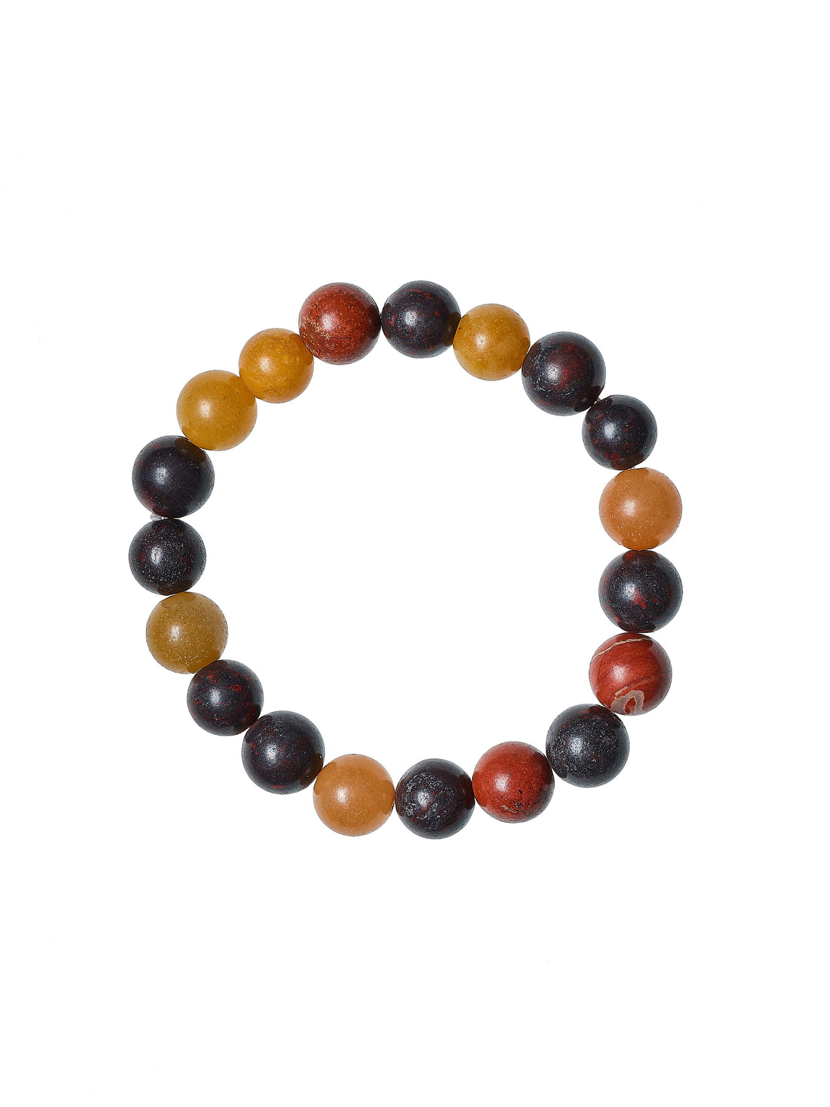 Muddy Jasper Stone Stretch Bracelet B1967-Muddy Jasper