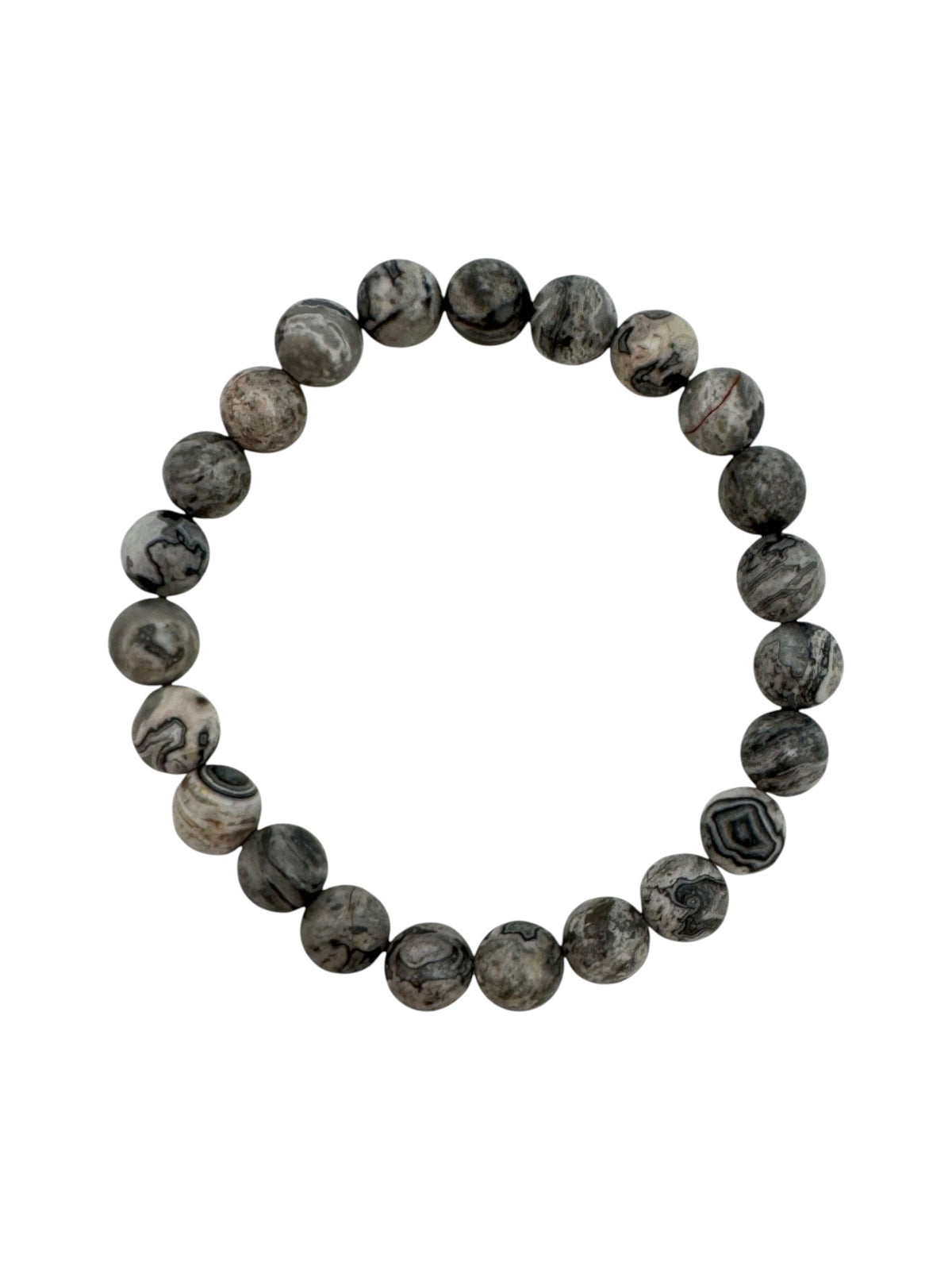 Atlas Jasper Stone Stretch Bracelet B1969-Atlas Jasper - 8MM