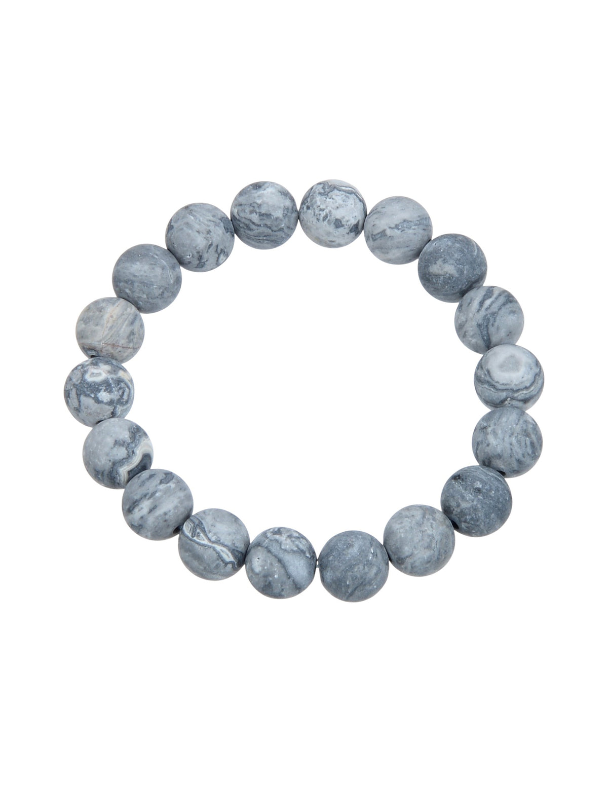 Atlas Jasper Stone Stretch Bracelet B1969-Atlas Jasper - 10MM