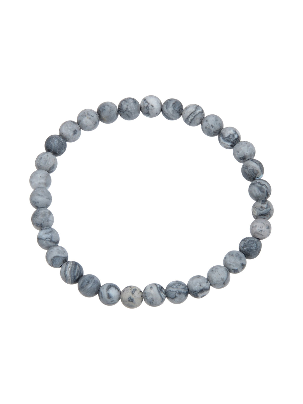 Atlas Jasper Stone Stretch Bracelet B1969-Atlas Jasper - 6MM