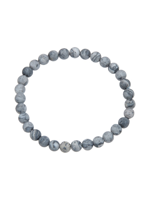 Atlas Jasper Stone Stretch Bracelet B1969-Atlas Jasper - 6MM