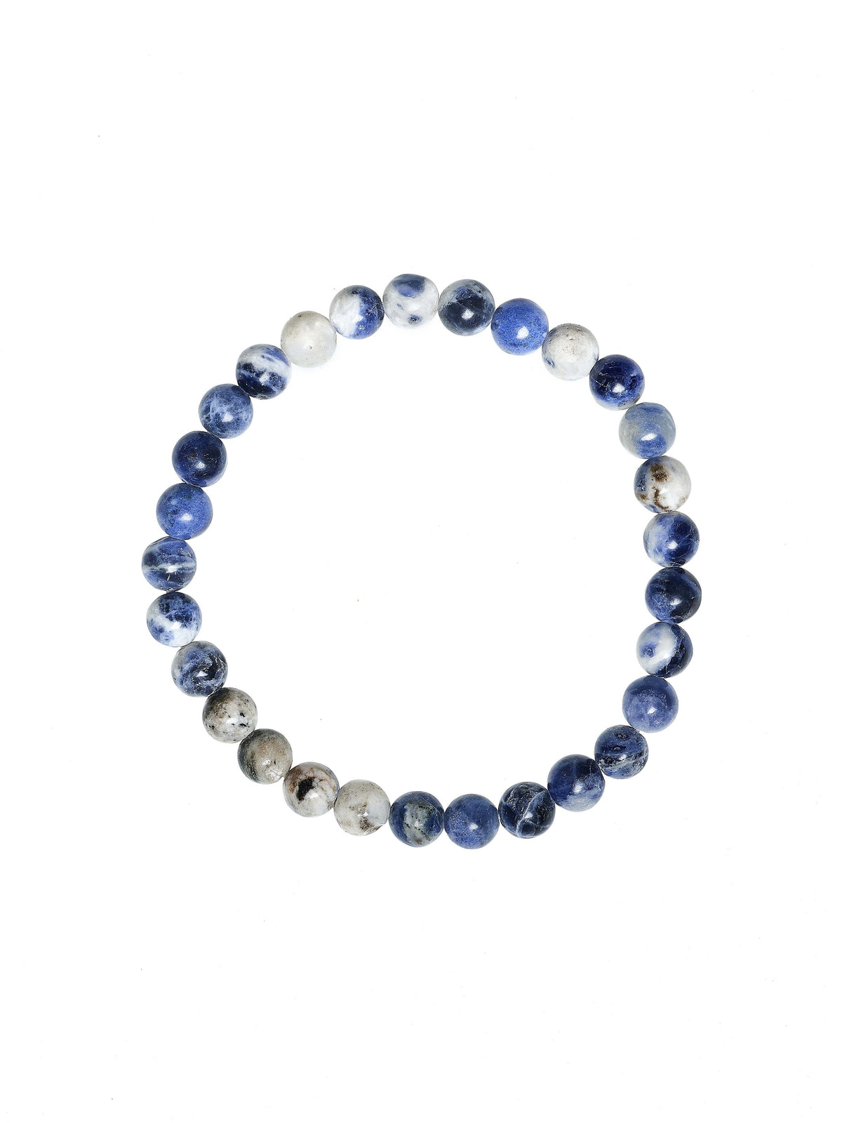 Sodalite Stone Stretch Bracelet B1977-Sodalite - 6MM