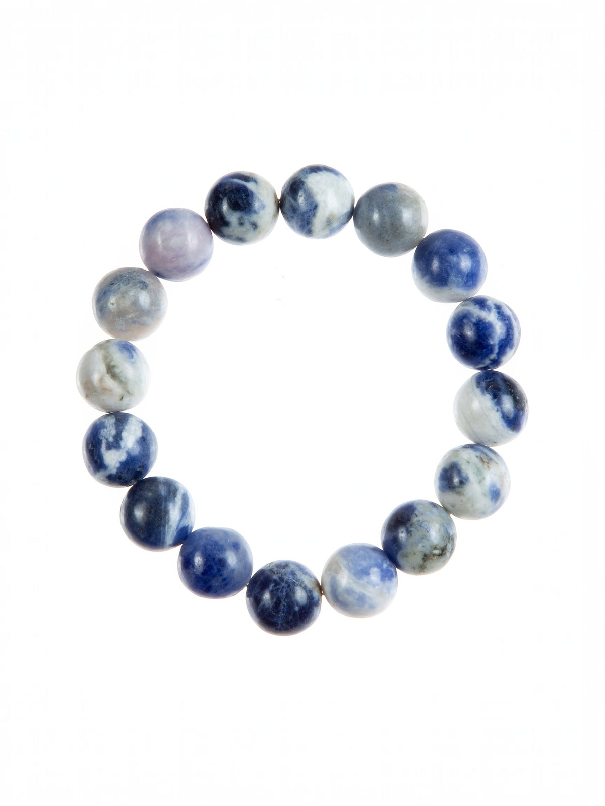 Sodalite Stone Stretch Bracelet B1977-Sodalite - 12MM