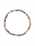 Colored Rhodonite Stone Stretch Bracelet B1979-4MM