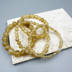 Citrine Quartz Stone Stretch Bracelet B1981-8MM - view 8