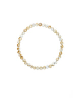 Citrine Quartz Stone Stretch Bracelet B1981-4MM