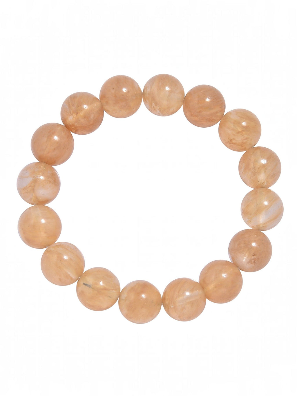 Citrine Quartz Stone Stretch Bracelet B1981-8MM - view 2