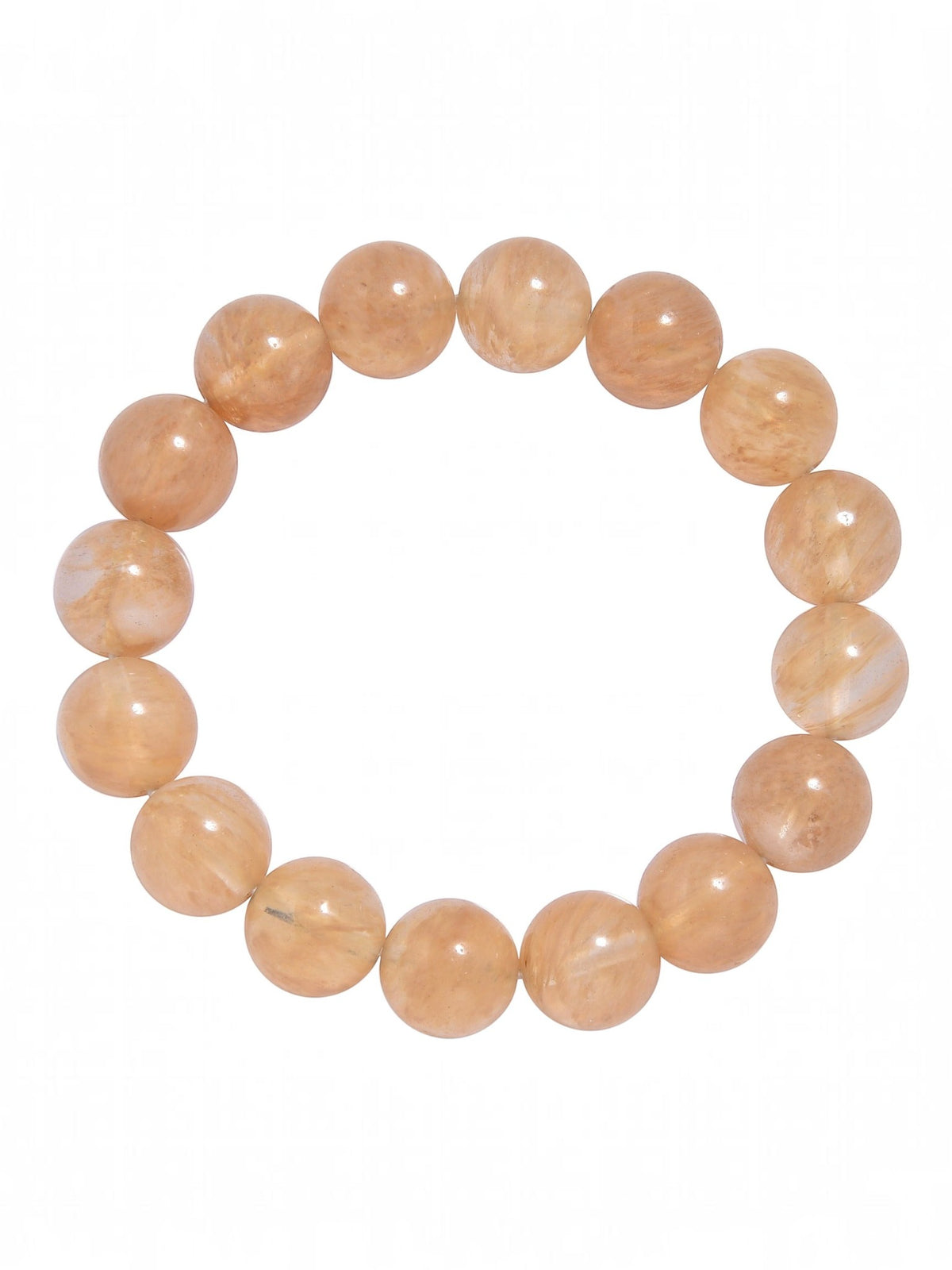 Citrine Quartz Stone Stretch Bracelet B1981-8MM - view 2