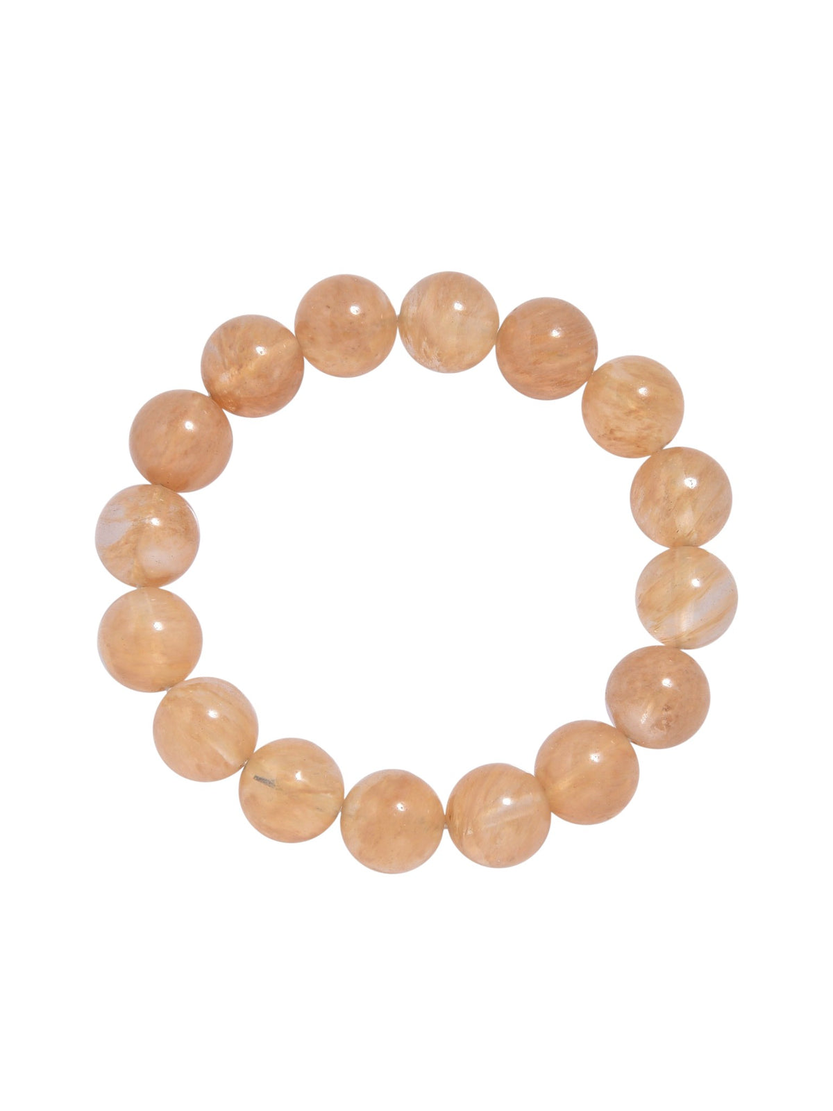 Citrine Quartz Stone Stretch Bracelet B1981-10MM - view 4