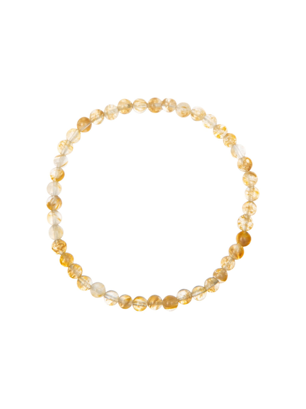 Citrine Quartz Stone Stretch Bracelet B1981-10MM - view 6