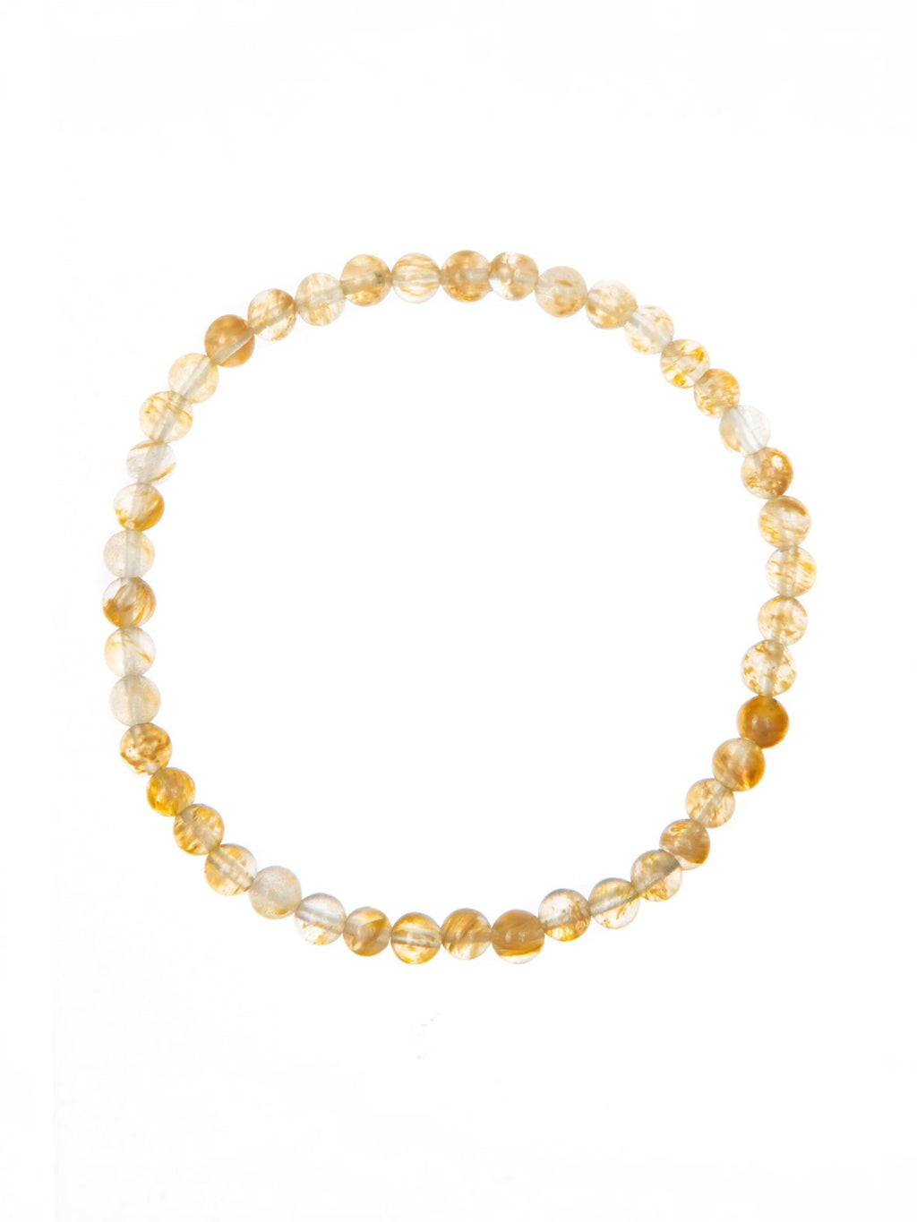 Citrine Quartz Stone Stretch Bracelet B1981-8MM - view 6