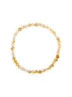 Citrine Quartz Stone Stretch Bracelet B1981-Citrine Quartz