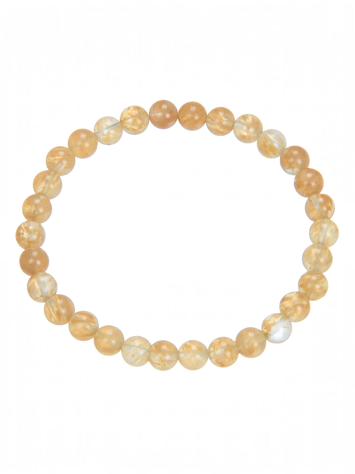 Citrine Quartz Stone Stretch Bracelet B1981-8MM - view 7