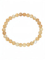 Citrine Quartz Stone Stretch Bracelet B1981-4MM - view 8
