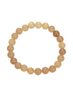 Citrine Quartz Stone Stretch Bracelet B1981-12MM - view 2
