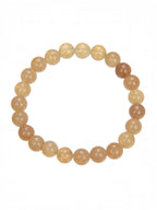 Citrine Quartz Stone Stretch Bracelet B1981-8MM - view 9