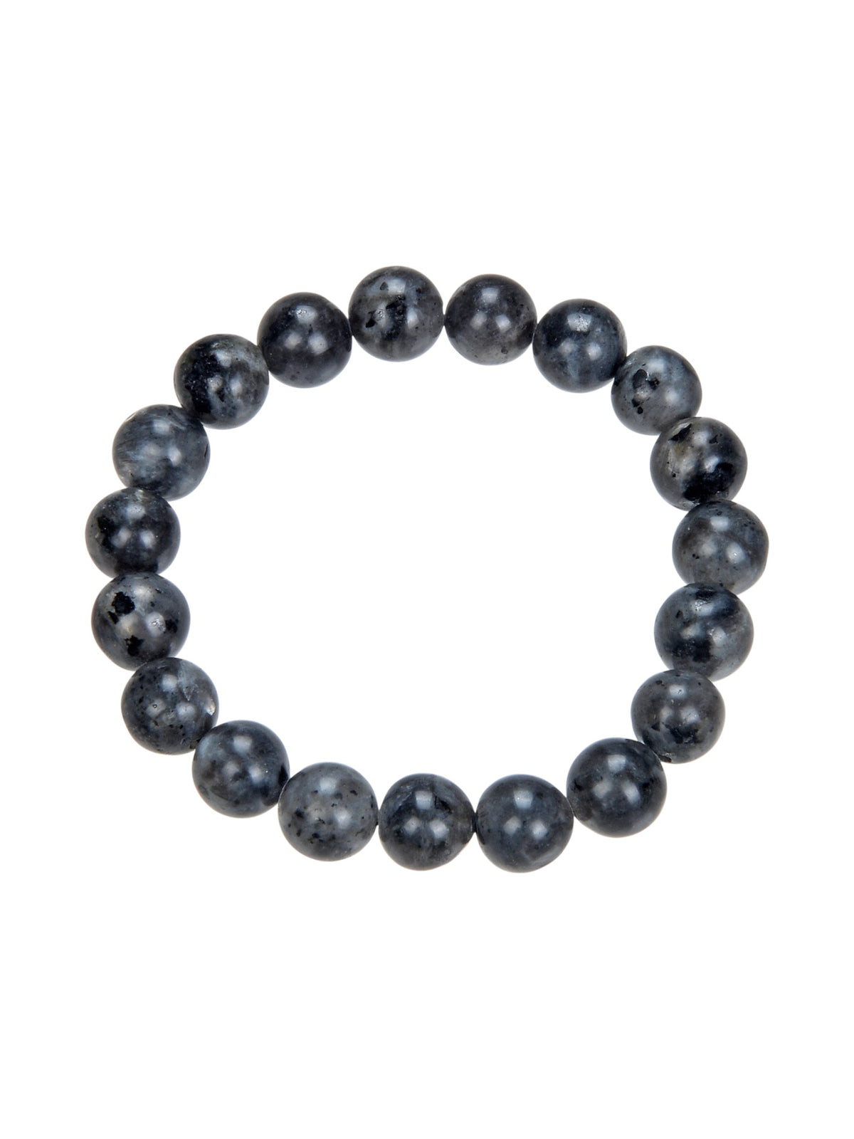 Black Labradorite Bracelet B1983-Black Labradorite - 10MM