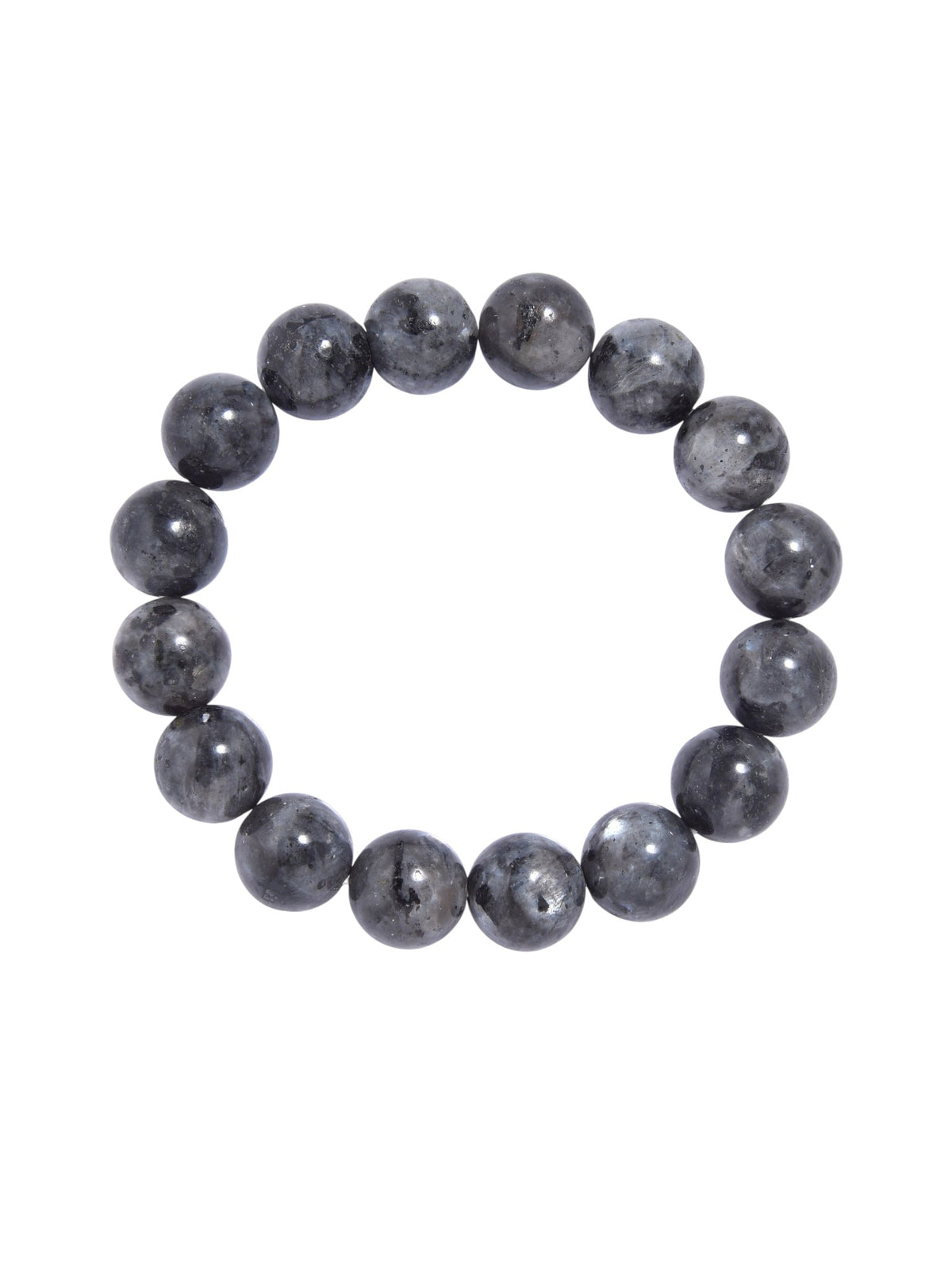 Black Labradorite Bracelet B1983-4MM - view 2