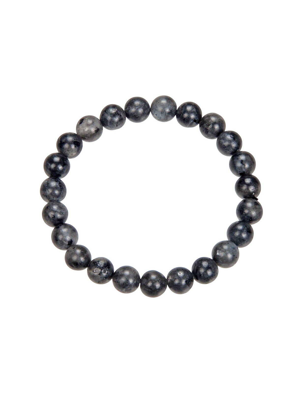 Black Labradorite Bracelet B1983-Black Labradorite - 8MM