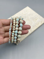 Composed ShouShan Stone Stretch Bracelet B1985-8MM - view 9