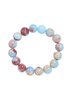 Composed ShouShan Stone Stretch Bracelet B1985-4MM - view 5