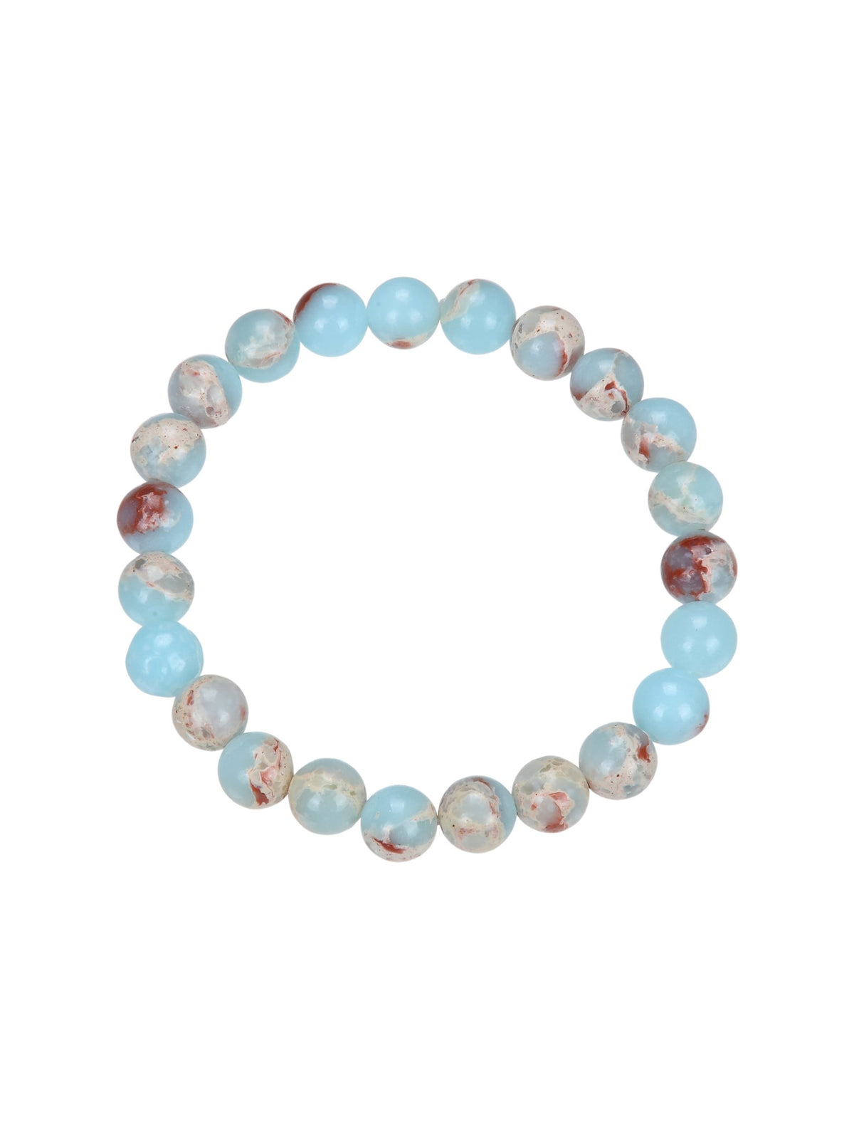 Composed ShouShan Stone Stretch Bracelet B1985-Composed ShouShan - 8MM