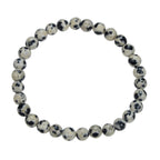 Dalmatian Jasper Stretch Bracelet B1990-Dalmatian Jasper - 6MM
