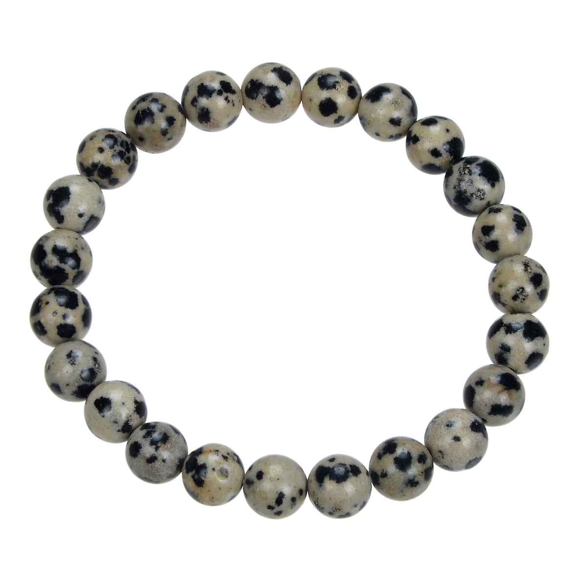 Dalmatian Jasper Stretch Bracelet B1990-Dalmatian Jasper - 8MM