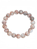 Red Network Stone Stretch Bracelet B1991-Red Network - 10MM