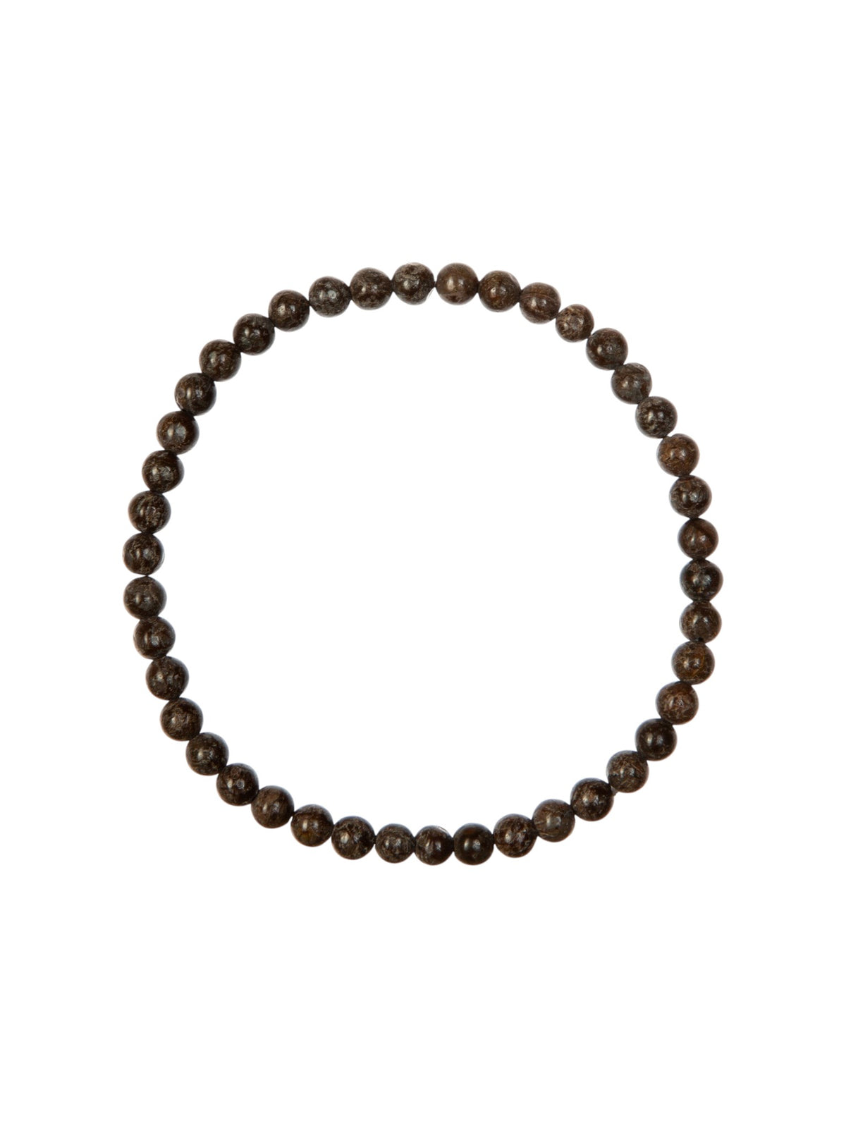 Red Snowflake Stone Stretch Bracelet B1992-Red Snowflake - 4MM