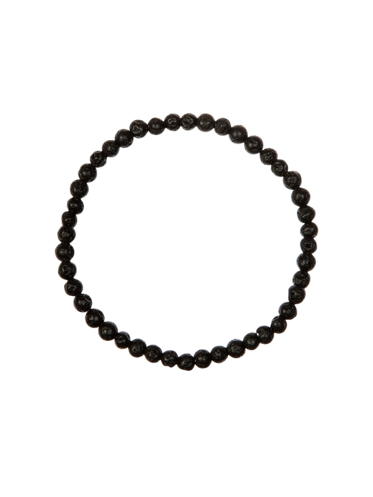 Lava Stone Stretch Bracelet B1996-6MM - view 4