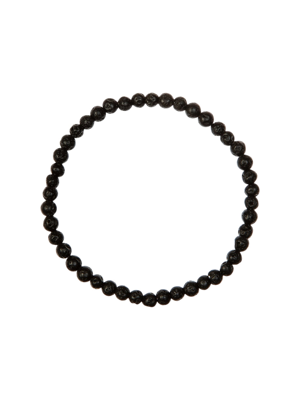 Lava Stone Stretch Bracelet B1996-Lava Stone - 4MM
