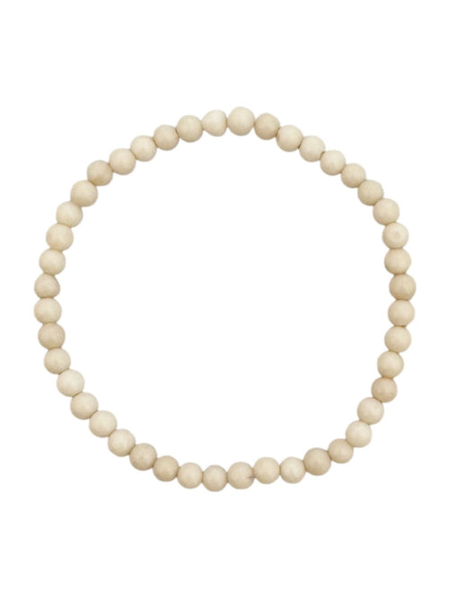 Fossil Stone Stretch Bracelet B1997-Fossil Stone - 4MM
