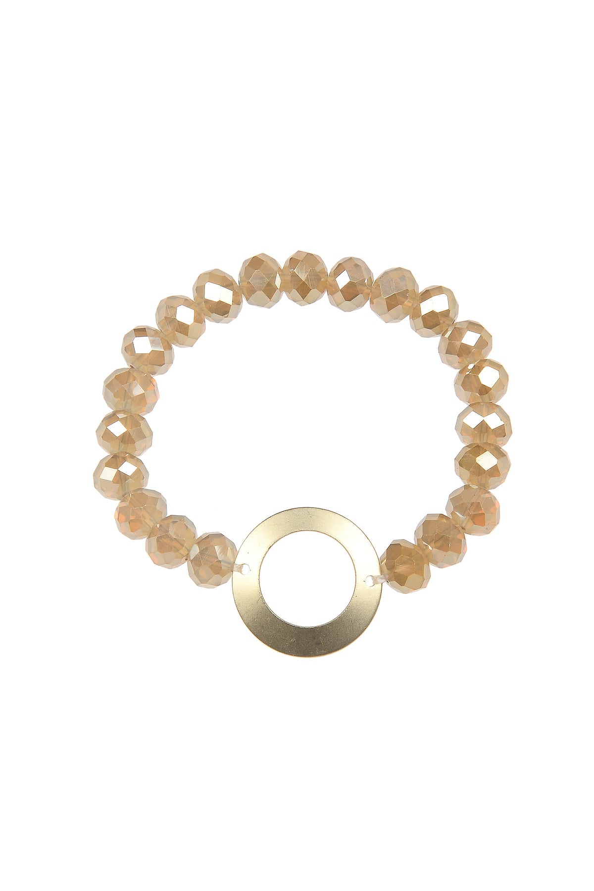 Crystal Splicing Metal Bracelet B2026