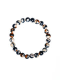 Composition Stone Stretch Bracelet B2039 - Beige
