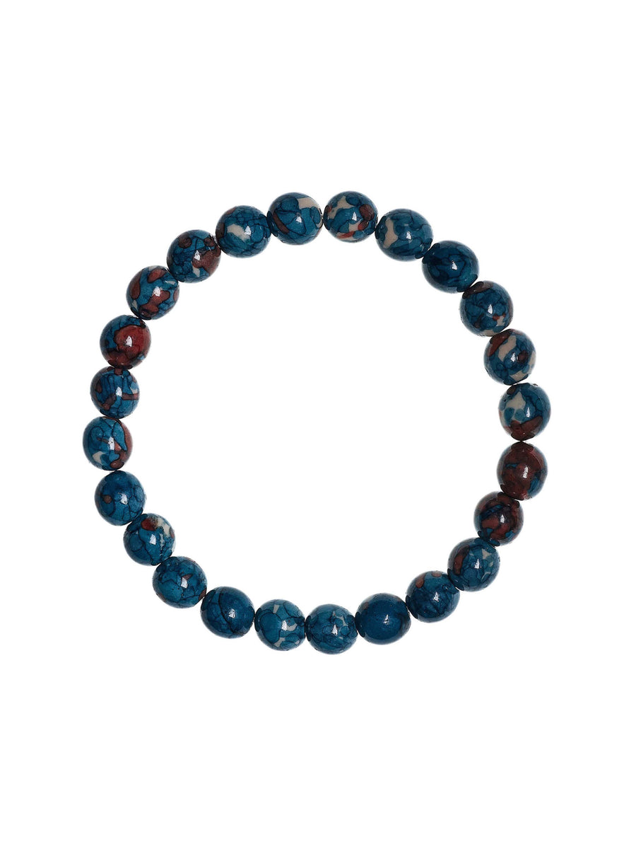 Composition Stone Stretch Bracelet B2039