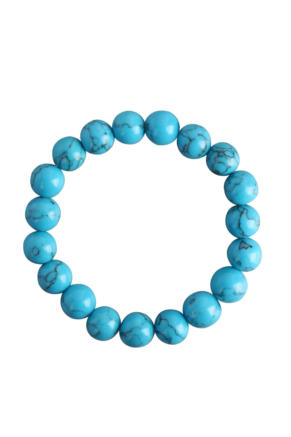 B2049-Composed Turquoise Howlite-10MM