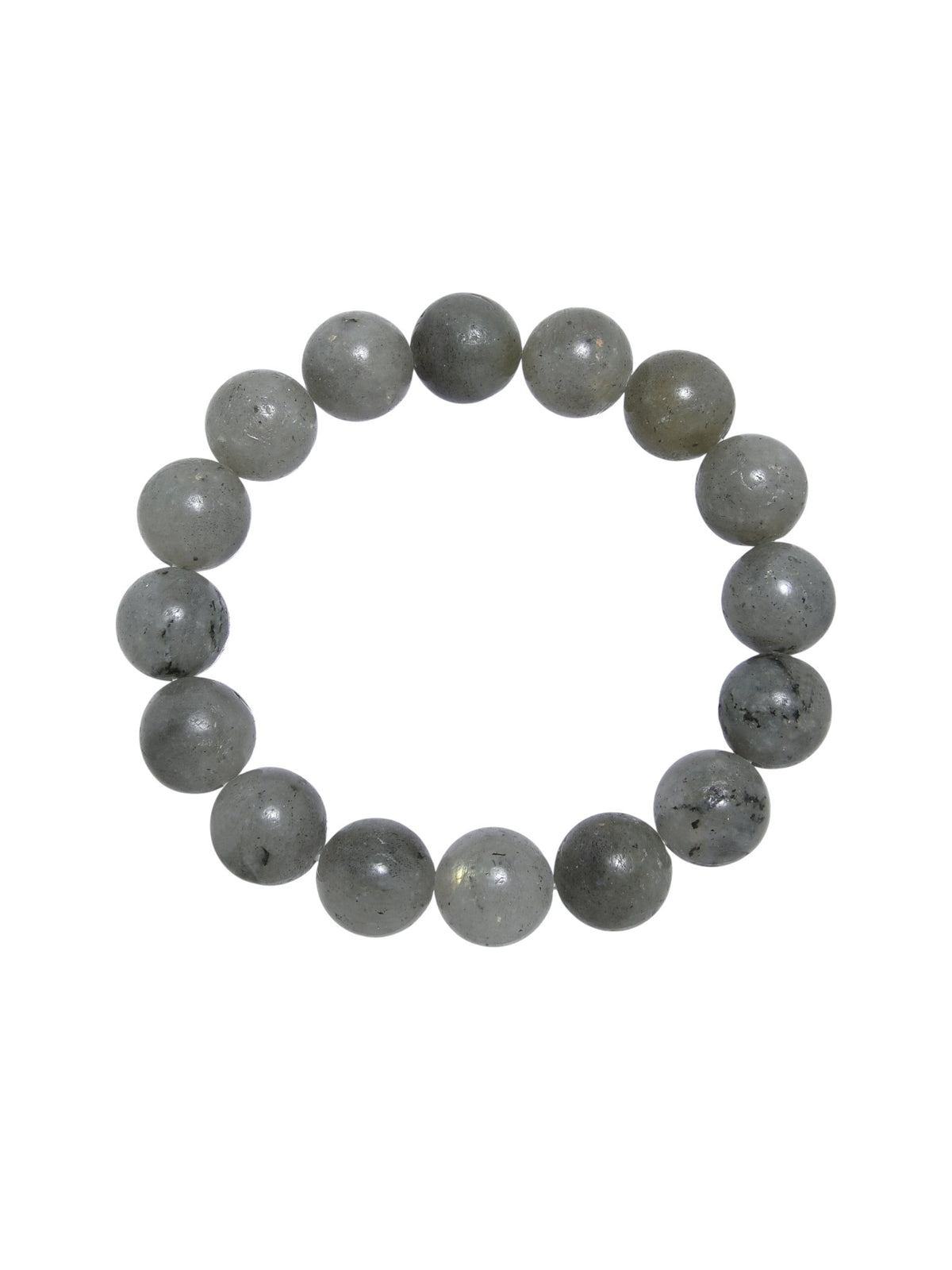 Labradorite Stone Stretch Bracelet B2050-Labradorite - 12MM