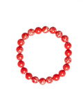 Composed Red Emperor Stretch Bracelet B2057-Composed Red Emperor - 8MM