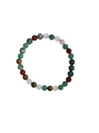 Mixed Stone Stretch Bracelet B2075-6MM - view 2
