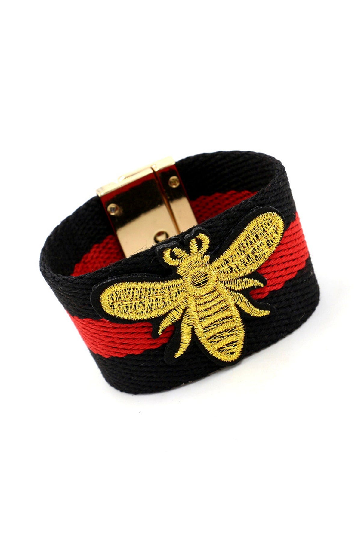 Embroidered Bee Bracelets B2137