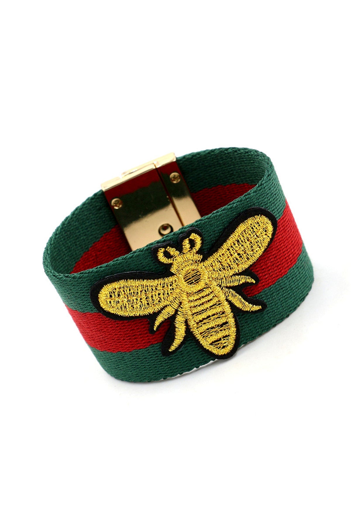 Embroidered Bee Bracelets B2137