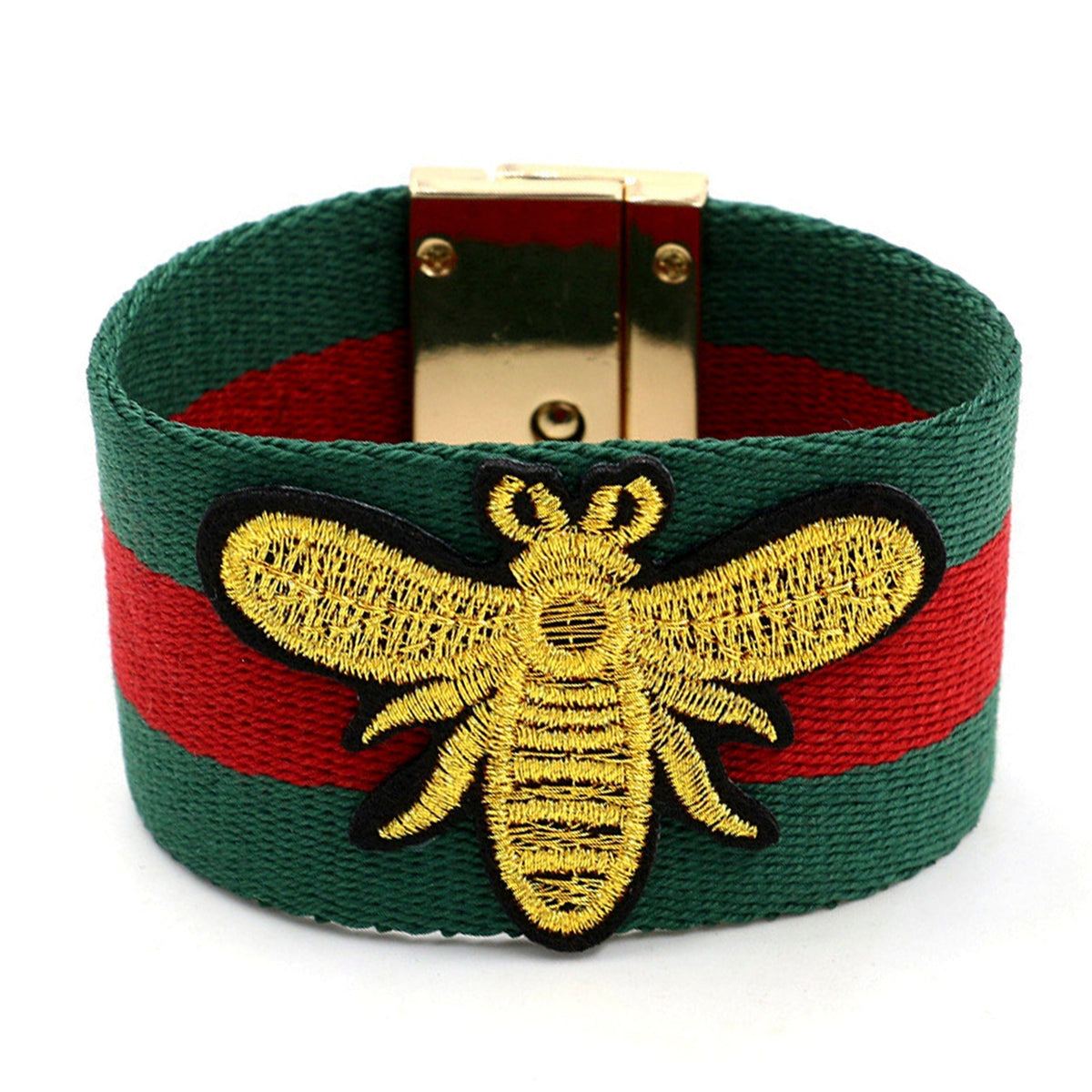 Embroidered Bee Bracelets B2137