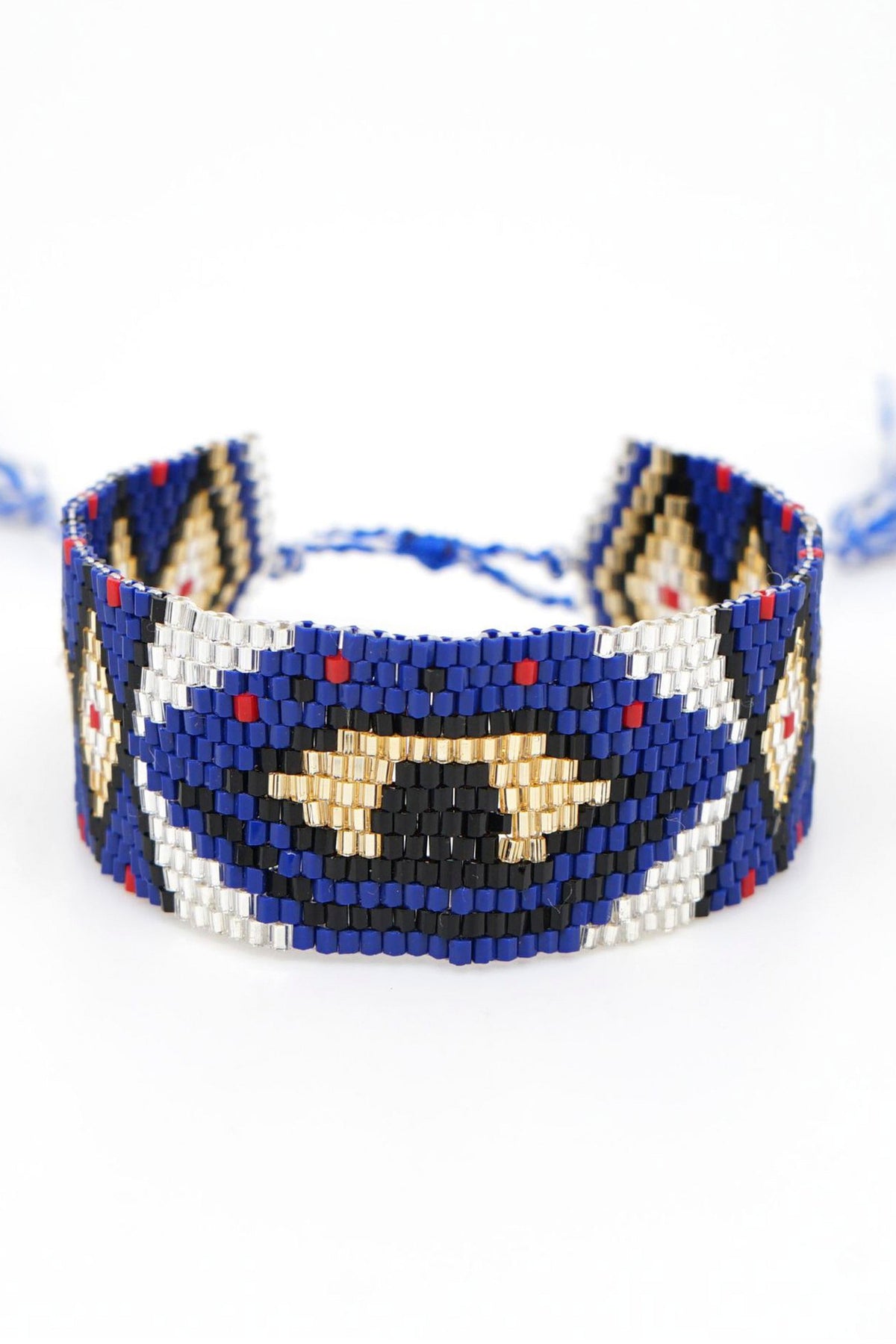 Evil Eye Seed Beads Bracelets B2144