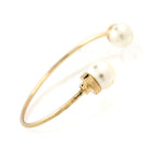 Pearl Alloy Cuff Bracelet B2159